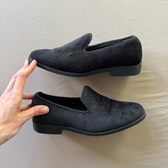 Easy Strider BOYS VELVET Loafer SLIP-ON Shoes - Picture 1 of 7